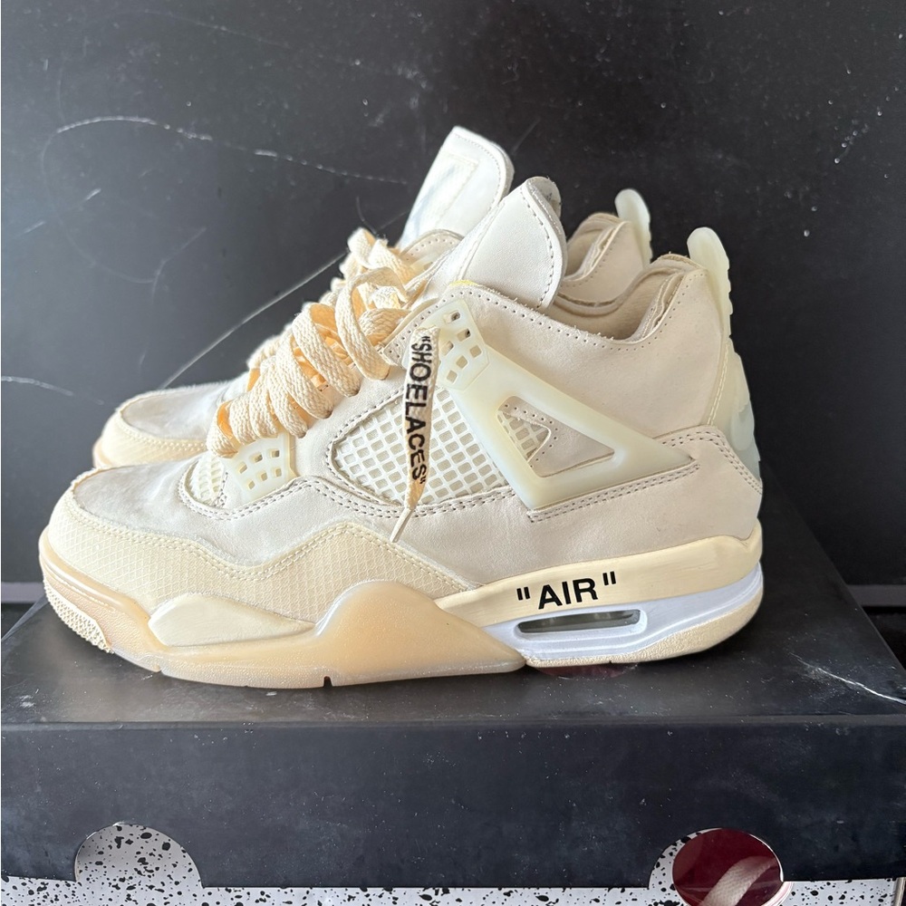 Off-White x Air Jordan 4 Sail